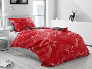 Bavlnené obliečky Kometa červené