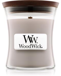 Woodwick Wood Smoke vonná sviečka s dreveným knotom 85 g