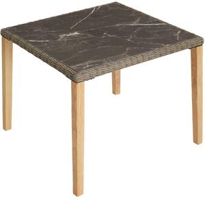Ratanový stôl Tarent 93,5x93,5x75cm - prírodné