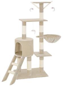 TecTake GmbH mačacie škrabadlo dominik 144 cm - béžová