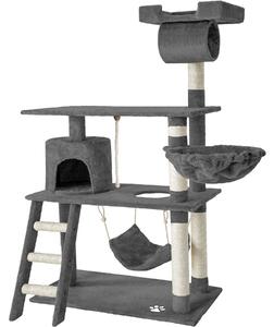 TecTake GmbH mačacie škrabadlo marcel 141 cm - šedá