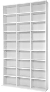 TecTake GmbH regál christel 180x102x23,5cm - biela