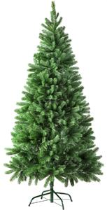 Umelý vianočný stromček so vstrekovaným ihličím a kovovým stojanom - 180 cm