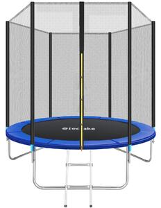 TecTake GmbH trampolína s bezpečnostnou sieťou - 244 cm