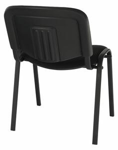 KONDELA Kancelárska stolička, čierna, ISO NEW