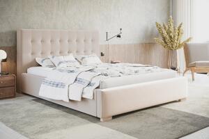 Čalúnená posteľ BED 2 120x200 béžová