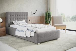 Čalúnená posteľ BED 2 90x200 sivá