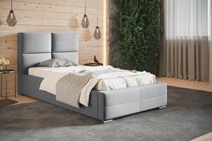 Čalúnená posteľ BED 3 90x200 Jasmine sivá