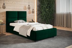 Čalúnená posteľ BED 3 90x200 zelená