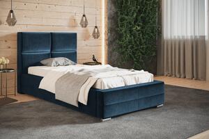 Čalúnená posteľ BED 3 90x200 modrá