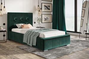 Čalúnená posteľ BED 5 90x200 zelená