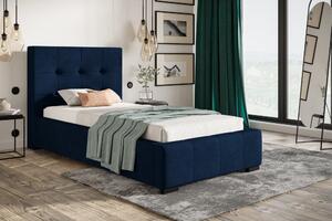 Čalúnená posteľ BED 5 90x200 modrá