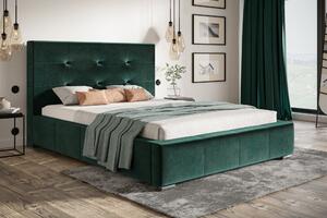 Čalúnená posteľ BED 5 140x200 zelená