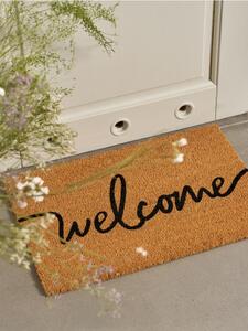 Sinsay - Vstupná rohožka s nápisom Welcome - krémová