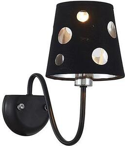 Ledea Batley nástenná lampa 1x60 W čierna 50401108