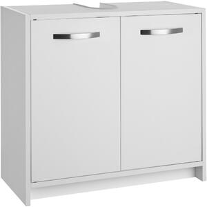 Skrinka pod umývadlo Katalina, priestranná, nosnosť 20 kg - biela