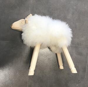 Stolička ovca biela