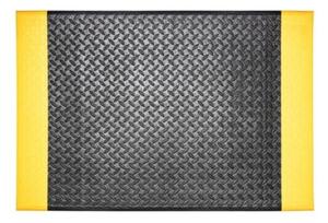 Hamat , Gumová rohožka 650 Base+ Economic black/yellow, 60x90, čierna, chodba / predsieň