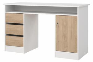 Falco Písací stôl Felix 491 biela/jackson hickory