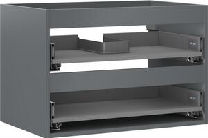 Mexen Box-A korpus skrinky pod umývadlo 70 cm, 2 zásuvky, grafit matný - 91AX0-0700-470-2-66