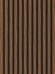Mexen Lam-F stenové lamely akustické 275 x 30 cm, plsť 8 mm, technická dyha, Rubinová Mahagón - S105-275307-3015-013