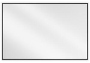 Mexen Loft obdĺžnikové kúpeľňové zrkadlo 90 x 60 cm, čierny rám - 9852-090-060-000-70