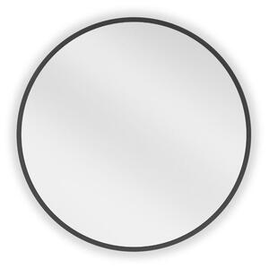 Mexen Loft okrúhle kúpeľňové zrkadlo 30 cm, čierny rám - 9850-030-030-000-70