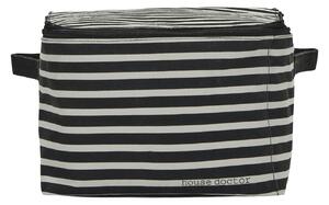 Úložný box so zipsom Canva Black/Off-white