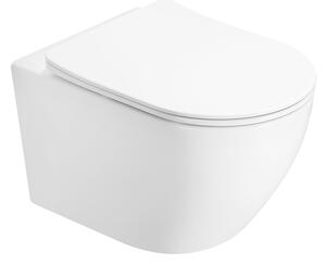Mexen Lena 2.0 miska wc Rimless s pomaly spúšťacou doskou slim, duroplast, biela lesk - 3022L4000