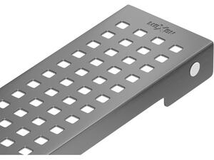 Mexen Flat M08 maskovnica na odtokový žľab 60 cm, kartáčovaná zbraňová šedá - 1E25060