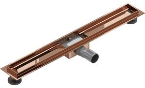 Mexen Flat korpus pre líniový odtok 70 cm, ružové zlato - 1615070