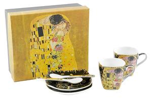 Šálky na kávu Gustav Klimt espreso čierne