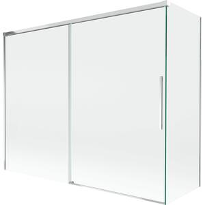 Mexen Rox posuvná vanová zástena 2-krídlová 190 + 80 x 150 cm, transparentná, chróm - 8C9-190-080-01-00