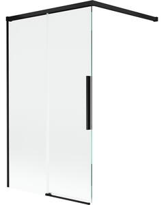 Mexen Rox sprchová zástena 2-krídlová posuvná 100 x 150 cm, transparentná, čierna - 8C9-100-003-70-00