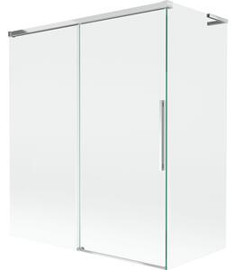 Mexen Rox L vaňová zástena 2-krídlová posuvná 140 + 70 x 150 cm, transparentná, chróm - 8C9L-140-070-01-00