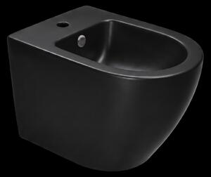 Invena Tavro, závesný bidet, čierna matná, INV-CB-71-005-Y