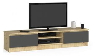 TV stolík RTV 160 artisan oak/šedý grafit