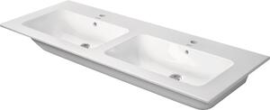 Duravit ME by Starck umývadlo 130x49 cm obdĺžnik klasické umývadlo-umývadlo na nábytok-dvojité biela 23361300001