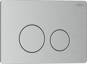 Mexen Tex 06 splachovacie tlačidlo nehrdzavejúca oceľ, inox - 6106-10
