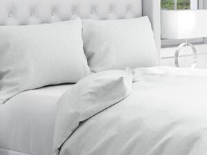 Biante Bavlnené posteľné obliečky Sandra SA-486 Svetlo sivý geometrický vzor 3D kocky Jednolôžko 140x200 a 70x90 cm