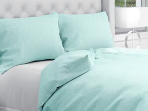 Biante Bavlnené posteľné obliečky Sandra SA-487 Svetlo tyrkysový geometrický vzor 3D kocky Predĺžené 140x220 a 70x90 cm