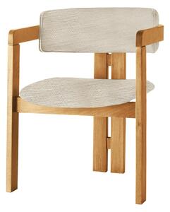Kalune Design Jedálenská stolička CO z masívu svetlá béžová/dub