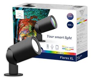 Vonkajší LED reflektor Flores XL, IP44, CCT, RGB