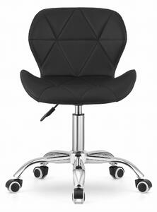 Otočná stolička AVOLA - čierna