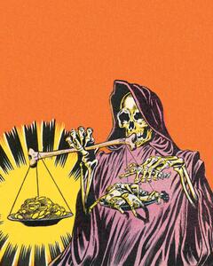 Ilustrácia Skeleton witch, CSA Images