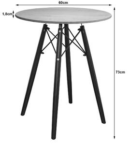 PreHouse TODI Okrúhly stôl 60cm - jaseň