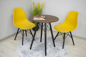 Jedálenský stôl s doskou v dekore jaseň OSLO 60x60