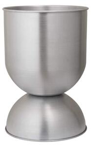 Ferm Living Kvetináč Hourglass Medium, aluminium