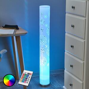 Dekoratívna stojaca LED lampa Mirella RGB diaľkové