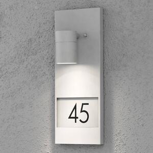 Modena 7655 svetelné číslo domu, sivé